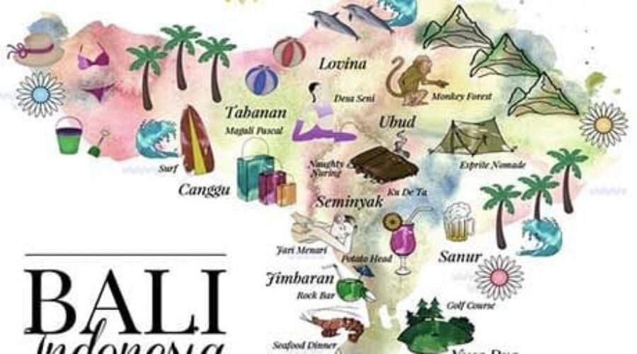 Exploring Bali with a Detailed Bali Map and Bali Tourist Map for the Best Attractions